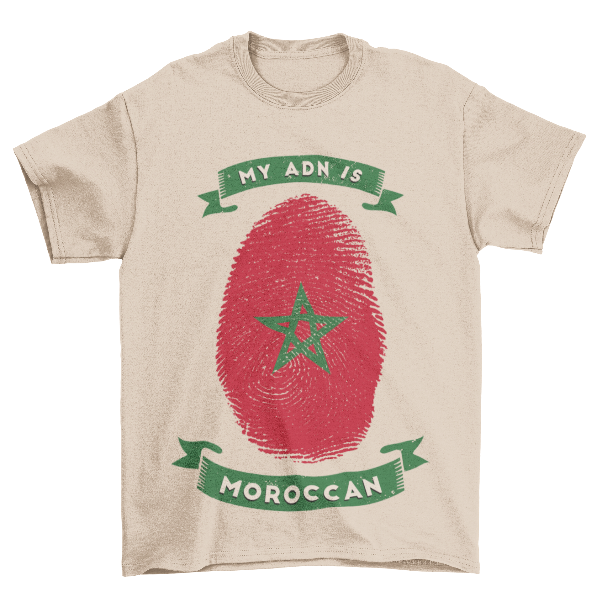 A customizable t-shirt design featuring a fingerprint and editable text for personalized fashion.